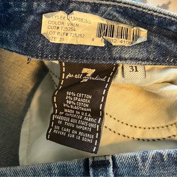 7 For All Mankind Squiggle Bootcut in Vintage Allston Size 31 - Picture 3 of 7